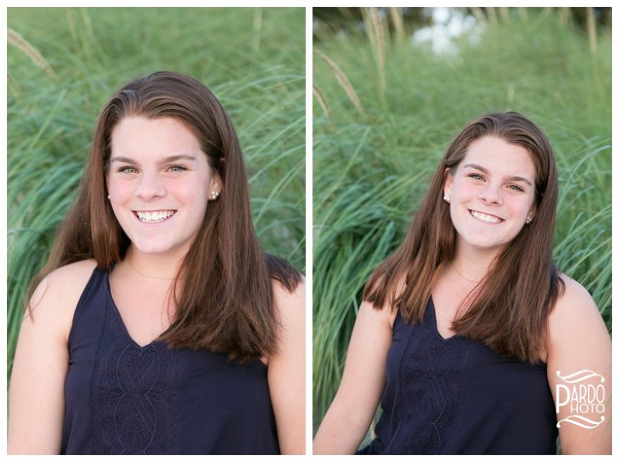 Sandy Beach Cohasset Senior Portraits Pardo Photo