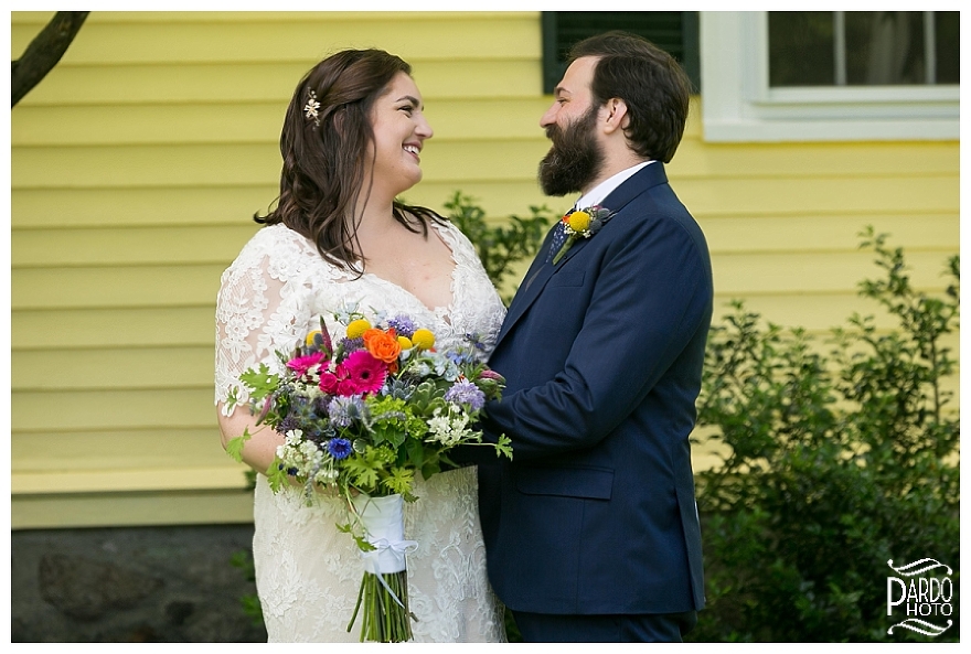 Backyard wedding Massachusetts Nick Pardo photo