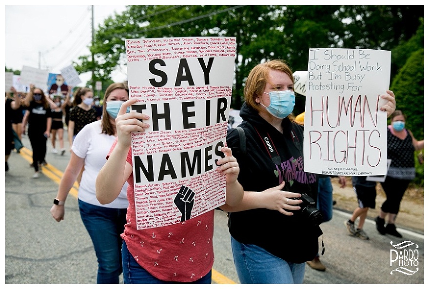 mansfield protests nicki pardo photo